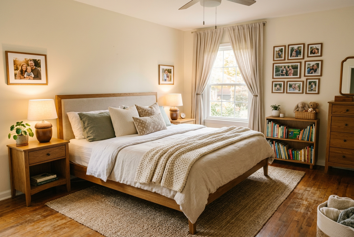 Creating a Cozy, Practical, and Family-Friendly Bedroom