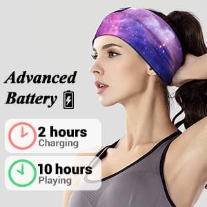 LC-dolida Sleep Headphones Bluetooth Headband Sleeping Wireless Headband - Image 9