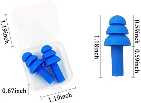 Ear Plugs for Sleeping, 16 Pairs Noise Canceling Soft Reusable Silicone - Image 4