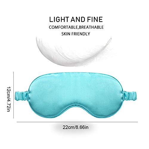 Silk Satin Eye Mask Color Assorted 6-Pack Smooth Sleeping Mask Eye Shade - Image 4