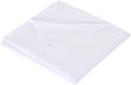 Twin Flat Sheet Only，66x96Inch White by Hotella