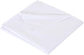 Queen Flat Sheet Only， 90x102Inch White by Hotella