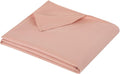 Queen Flat Sheet Only， 90x102Inch Lotus Pink by Hotella