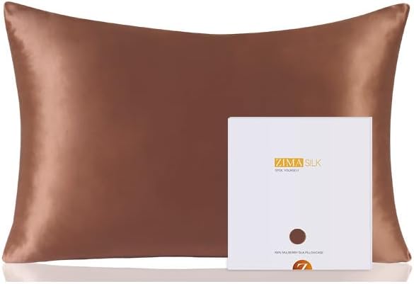 ZIMASILK 100% Pure Mulberry Silk Pillowcase by ZIMASILK