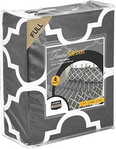 Utopia Bedding Full Sheet Set, Soft Microfiber 4 Piece Bed Sheets - Image 8