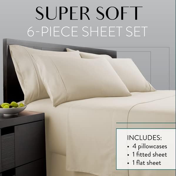 Danjor Linens Bed Sheet Set King Size - Image 3