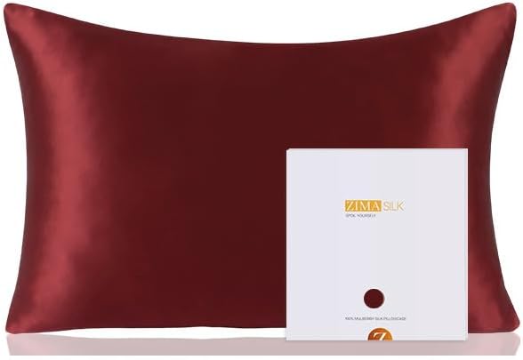 ZIMASILK 100% Pure Mulberry Silk Pillowcase by ZIMASILK