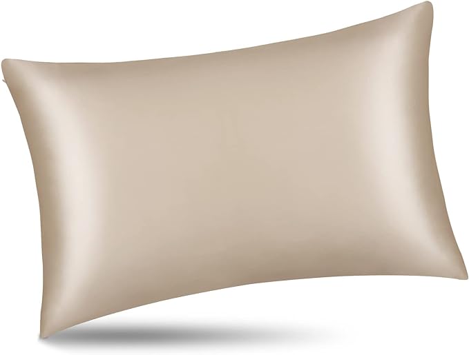 ALASKA BEAR Natural Silk Pillowcase, Hypoallergenic, 19 Momme, 600 Thread Count by ALASKABEAR