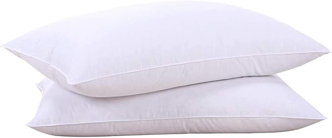 puredown® Goose Feathers and Down White Pillows by Puredown