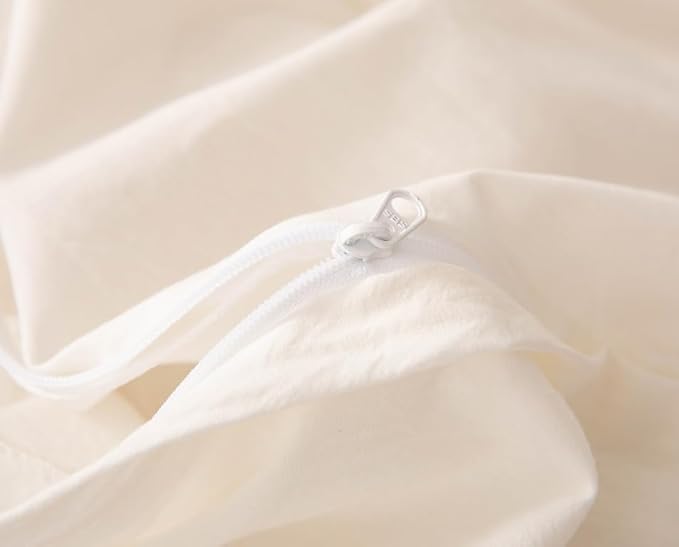 100% Washed Cotton Duvet Cover Bedding Set, Comfortable and Unique Style - Image 4