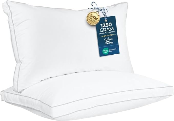 Utopia Bedding Bed Pillows for Sleeping King Size, Soft & Fluffy Pillow by UTOPIABEDDING
