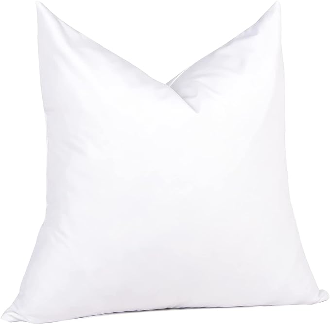 puredown® 30 x 30 Feather Down Throw Pillow Insert, 1 Pack Euro Pillow by Puredown