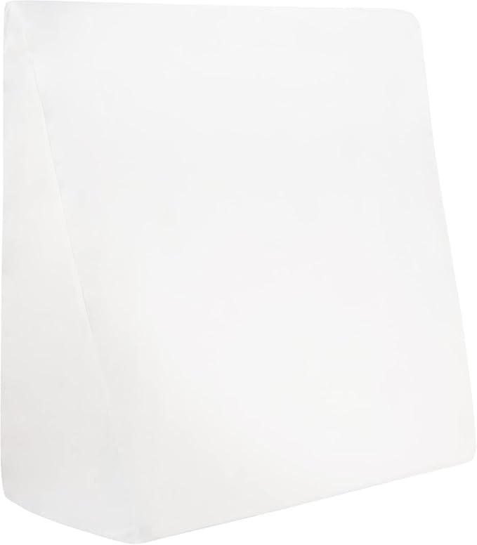 CirclesHome Wedge Pillow Cover 100% Cotton, Zippered Wedge Pillow Case Protector - Image 6