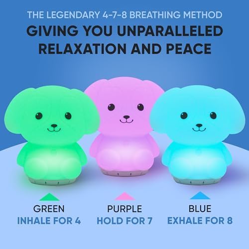 Mindfulness 'Breathing Puppy' | 4-7-8 Guided Visual Meditation Breathing Light - Image 7