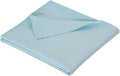 Twin Flat Sheet Only，66x96Inch Light Blue by Hotella