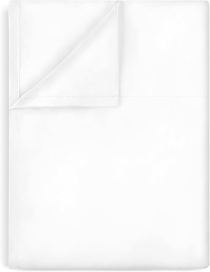Lirex Flat Sheet, Twin Size Extra Soft Brushed Microfiber Flat Sheet, Machine by Lirex