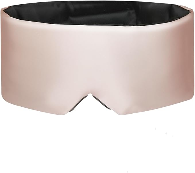 USlixury Silk Sleep Mask, 3D Contoured Sleeping Masks, 100% Mulberry Silk by USLixury