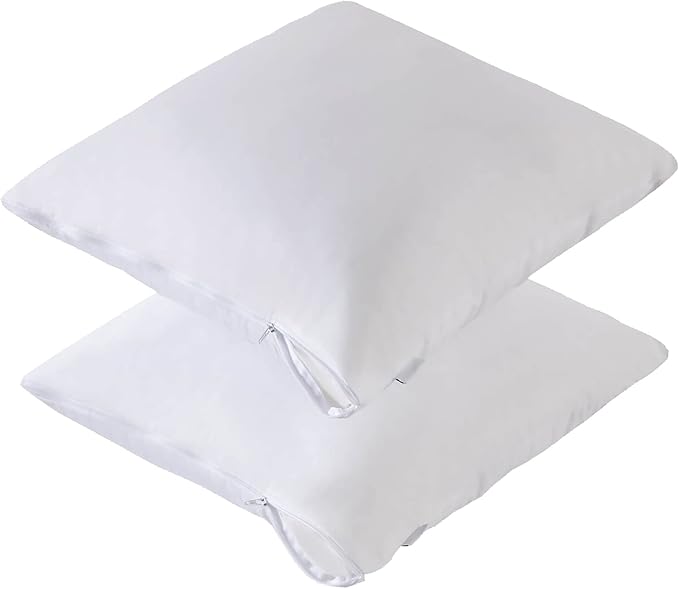 Waterproof Feather Proof Euro Pillow Protectors by Kingnex