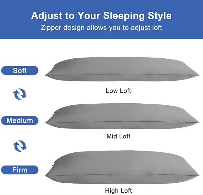 YZ HOME Memory Foam Body Pillow Insert - Image 7