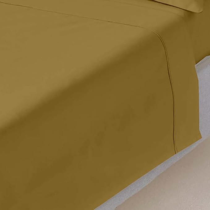 Mattress-Homes Twin-XL 100% Egyptian Cotton Top Sheet 1Pcs, Cool & Breathable by MattressHomes