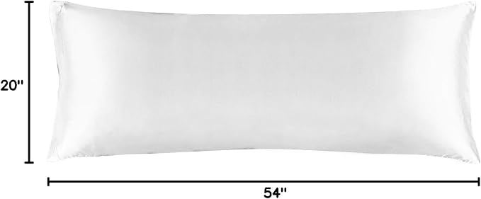 BEDELITE Satin Body Pillow Cover, Super Soft and Cooling Body Pillow Pillowcase - Image 7