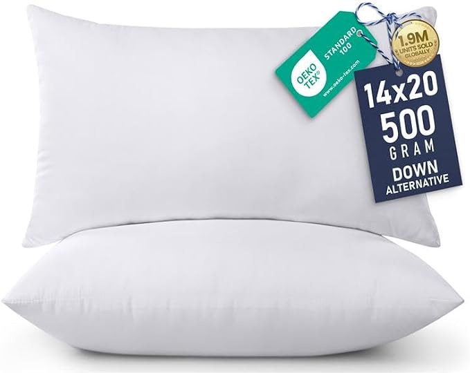 Utopia Bedding 14x20 Pillow Inserts, Sofa & Couch – Soft, Supportive & Fluffy by UTOPIABEDDING