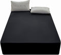 Bedding Queen Size Fitted Sheet Only- Bottom Matress Fitted Sheet-Fits 15inches by rushrushlulu