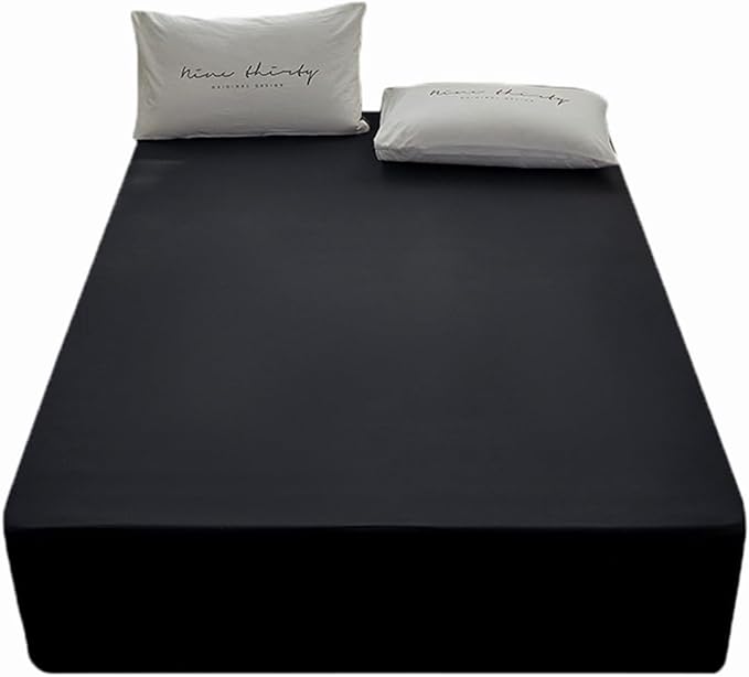 Bedding Queen Size Fitted Sheet Only- Bottom Matress Fitted Sheet-Fits 15inches by rushrushlulu