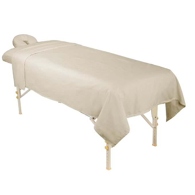 ForPro Premium Flannel 3-Piece Massage Sheet Set - Image 3