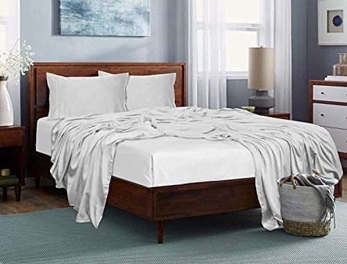 LINENWALAS 100% Rayon Derived from Bamboo Silk Pillow Cases Set of 2, Soft - Image 2