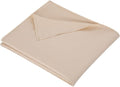 Twin Flat Sheet Only，66x96Inch Beige by Hotella