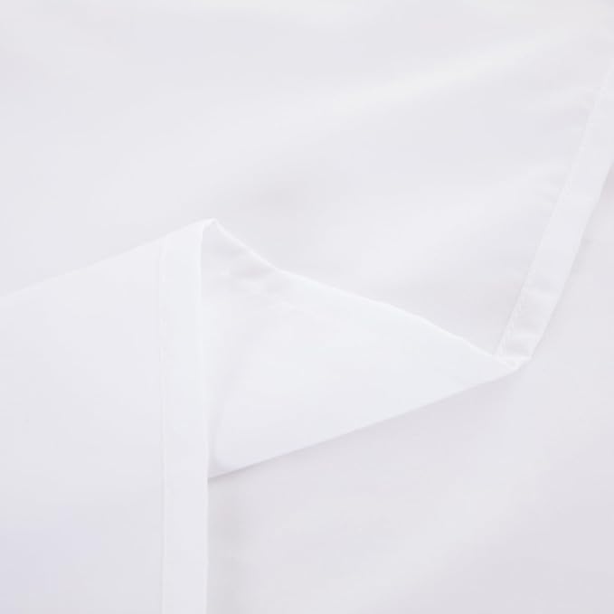 Full Flat Sheet Only， 80x96Inch White - Image 7