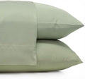 Cariloha Classic 2-Piece Twill Pillowcase Set | Sage | King | Viscose Material by Cariloha