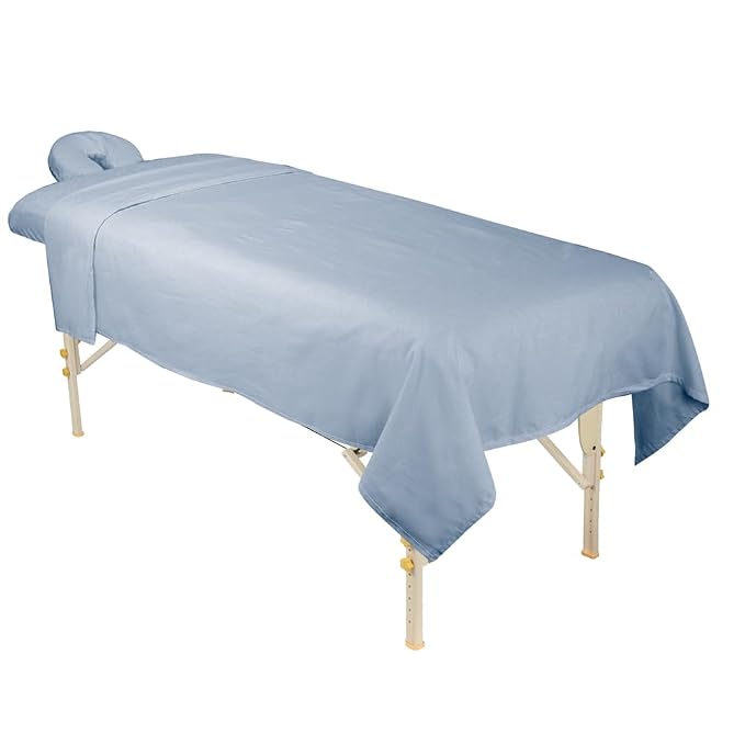 ForPro Premium Flannel 3-Piece Massage Sheet Set - Image 3