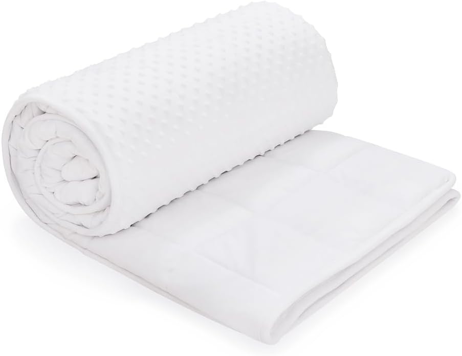 TONGDADA Minky Weighted Blanket | 40''x60'', 7lbs | Cozy and Soft Minky - Image 4
