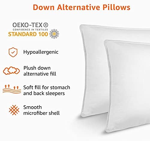Amazon Basics Down Alternative Pillow - Image 9