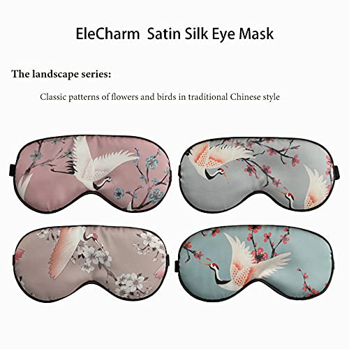 4-Pack Silk Satin Eye Mask Classic Painting Arts Sleep Mask Blindfold - Image 2