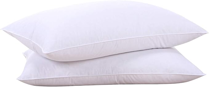 puredown® Goose Feathers and Down White Pillows by Puredown