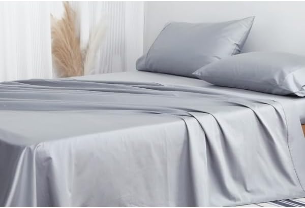 Flat Sheet Only 2 Pack, Queen Size 400 Thread Count 100% Egyptian Cotton Flat - Image 6