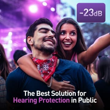 Reure High Fidelity Concert Ear Plugs, Noise Cancelling Silicone Ear Plugs 2 - Image 4