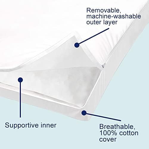 ACCURATEX Pillows Queen Size Set of 2, Hybrid Shredded Memory Foam Pillow - Image 5