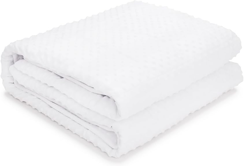 TONGDADA Minky Weighted Blanket | 40''x60'', 7lbs | Cozy and Soft Minky - Image 3