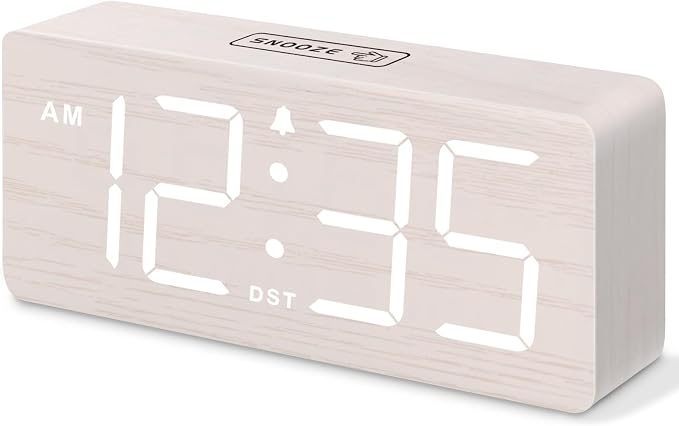 DreamSky Wooden Digital Alarm Clock by DreamSky
