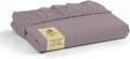 Linen Home 100% Cotton Percale Weave Fitted Sheet, Full Size, Prelude Purple by LINENHOME