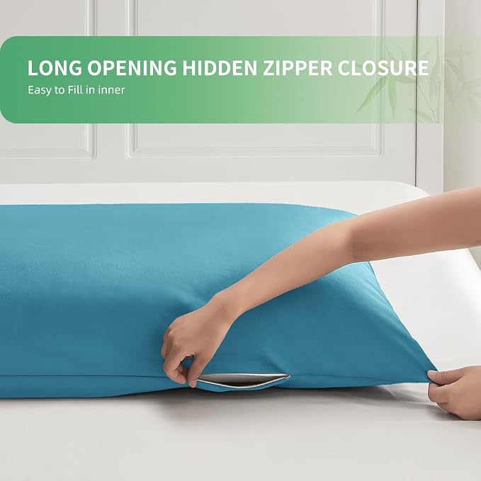 Body Pillowcase, Cooling Viscose from Bamboo Pillow Cover - Image 4