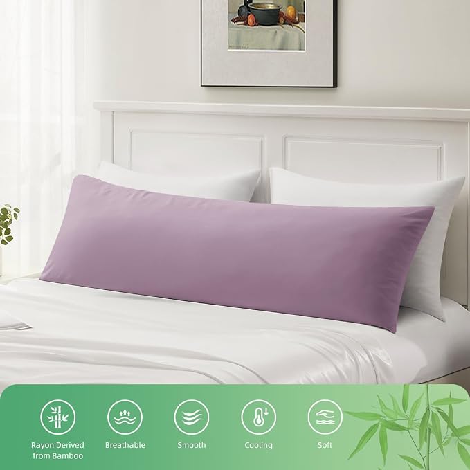 Body Pillowcase, Cooling Viscose from Bamboo Pillow Cover - Image 5