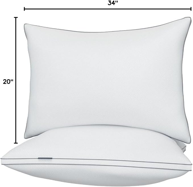 viewstar Bed Pillows Different Sizes Set of 2, Hotel Quality Cooling Down - Image 10