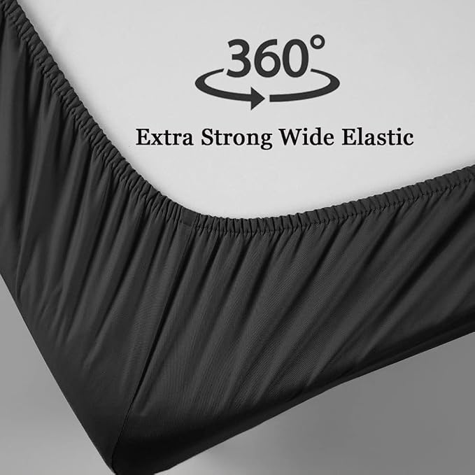 SONORO KATE Bed Sheet Set Super Soft Microfiber 1800 Thread Count Luxury - Image 5