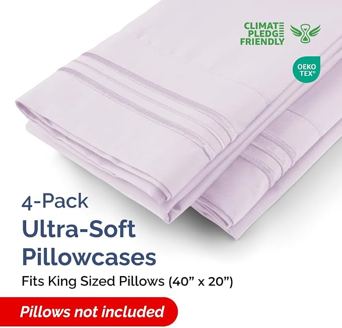 King Pillow Cases Set of 4 - Image 2