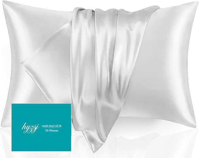 Mulberry Silk Pillowcase for Hair and Skin Queen Size 20"X 30" by Unknown